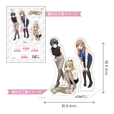 猫と遭遇したOLさんたちアクリルスタンド